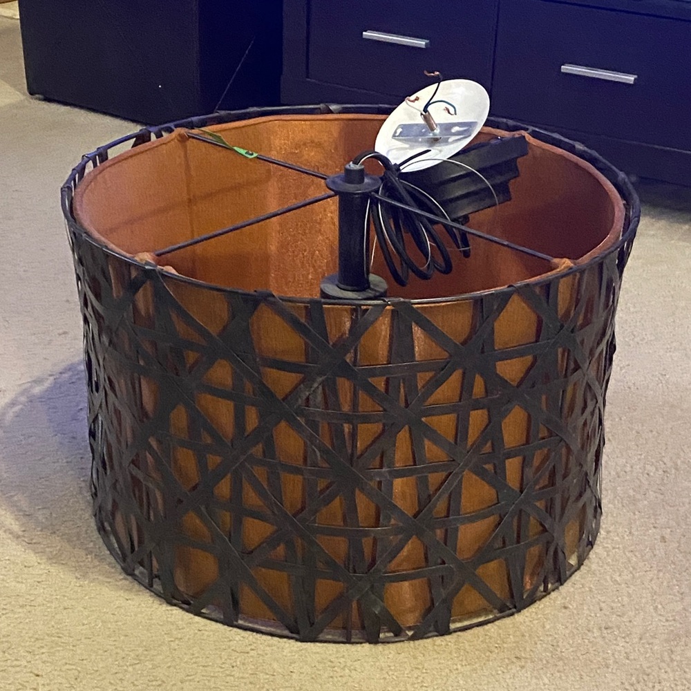 Palecek Brutalist 8’ Chandelier